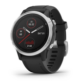 SMARTWATCH GARMIN FENIX 6S, APLICACIONES DEPORTAIVAS, CONTROL DEL RITMO, PLATA/ NEGRO