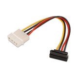 Nanocable 10 19 0201 cable de alimentaci  n interna acodado Molex 4pin M a SATA H 16cm