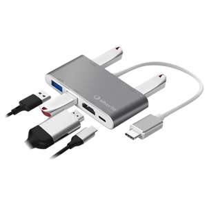 Hub Logan SilverHt USB-C 6 en 1 112001240199