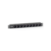 REGLETA ALIMENTACION RACK 19" 1U 9 TOMAS