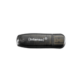 MEMORIA 16 GB REMOVIBLE INTENSO USB 2.0 RAINBOW LINE NEGRO
