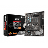 PLACA AMD RYZEN MSI B450M-A PRO V2 AM4 DDR4 PCX MATX HDMI DVI