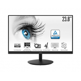 MONITOR 23.8" MSI PRO MP242 IPS, 1920 X 1080, HDMI, VGA, ALTAVOCES,  NEGRO