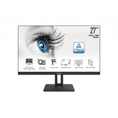 MONITOR MSI PRO MP271QP 27” QHD/2560 X 1440 (QHD) / 74HZ/HDMI/ 5MS/ ALTAVOCES/ NEGRO