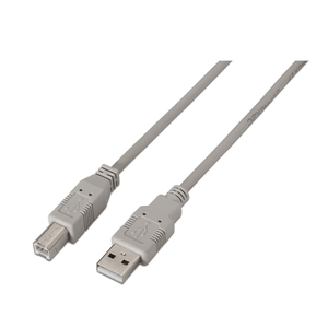 AISENS CABLE USB 2.0 IMPRESORA TIPO A/M-B/M BEIGE 1M