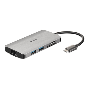 8-IN-1 USB-C HUB WITH HDMI ETHERNET/CARD READER/PDELIVE RY