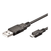 Ewent cable USB 2.0  A M > Micro B M 0.5 m