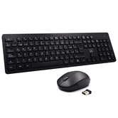 TECLADO INALAMBRICO + RATON OPTICO EWENT EW3256 2,4GHZ NEGRO