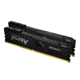MEMORIA KIT 16 GB (2X8 GB) DDR4 3200 KINGSTON FURY BEAST BLACK CL16