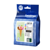 PACK CARTUCHOS BROTHER LC3213VAL (NEGRO, CYAN,MAGENTA, AMARILLO)