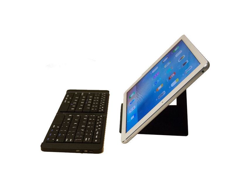 Teclado Leotec Mini Bluetooth Plegable Bateria Recargable Negro Beep Informática 1045