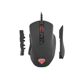 RATON GENESIS XENON 770 200-10200DPI 14 BOTONES PROGRAMABLES SWITCHES HUANO 1000HZ ILUMINACION RGB