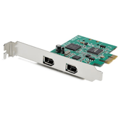 2 PORT PCIE FIREWIRE CARD TI TSB82AA2 CHIPSET-WIN/M AC