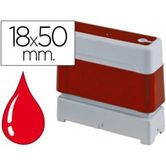 SELLO TINTA STAMP RED 18 X 50 MM UNITARIO PR1850R