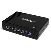 4 Port Black SuperSpeed USB 3.0 Hub