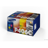 HP TONER CLT-P406C/ELS 4-PACK CYAN/MAGENTA/YELLOW/BLACK ORIGINAL TONER CARTRIDGE