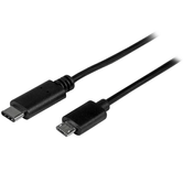 StarTech com Cable Adaptador de 50cm USB C a Micro USB B   USB 2 0 macho a macho   negro