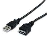 3FT BLACK USB 2.0 EXTENSION