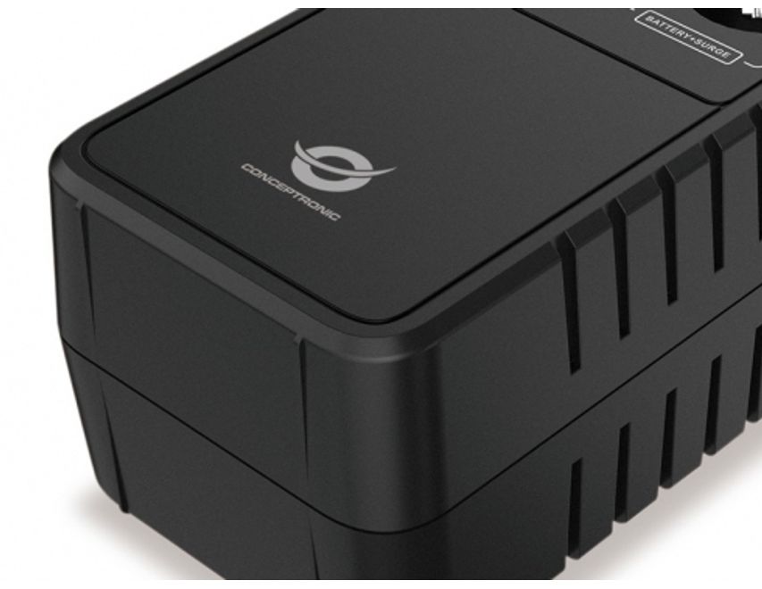 SAI 600VA CONCEPTRONIC 360W OFICINA 6 TOMAS ENCHUFE PROTECCION PUERTO