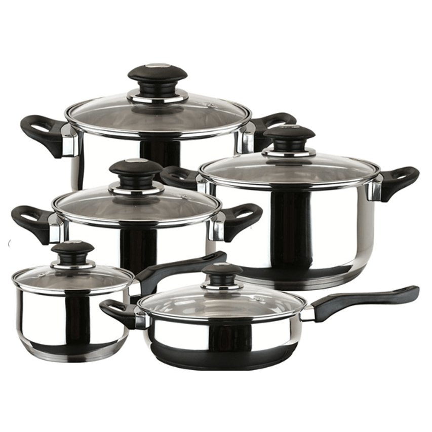 BATERIA COMPLETA 10 PIEZAS INOX