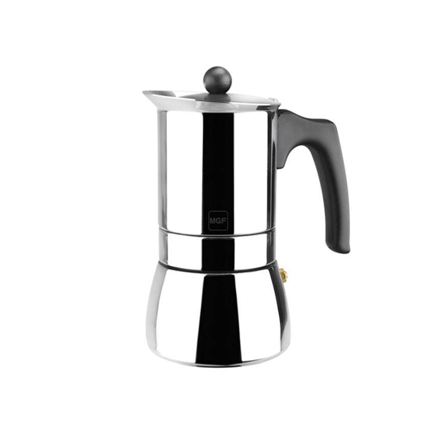 CAFETERA 6 TAZAS ACERO INOXIDABLE