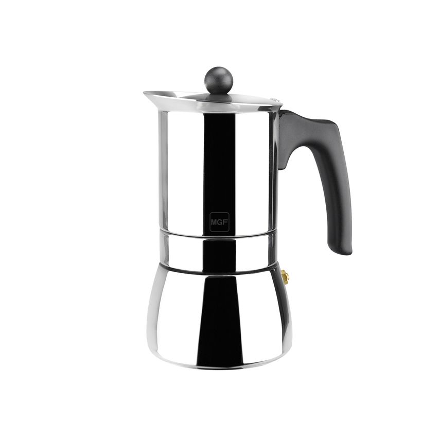 CAFETERA 6 TAZAS ACERO INOXIDABLE