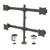 Desk Mount Quad Monitor Arm - Steel