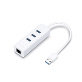 GIGAB ETHERNET NETWORK ADAPTER 3-PORT USB 3.0 HUB  1