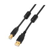 Aisens Cable USB 2.0 impresora super alta calidad con ferrita 2M