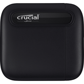 DISCO DURO EXTERNO SSD 1TB CRUCIAL X6 USB 3.2 NEGRO