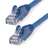 CABLE DE RED ETHERNET CAT6 UTP SIN ENGANCHES AZUL 2M