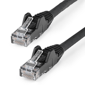 Cable de Red Ethernet CAT6 UTP sin Enganches - Negro - 50cm