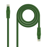 LATIGUILLO RJ45 UTP LSZH CAT 6A AWG24 NANOCABLE VERDE 10 20 1800 GR