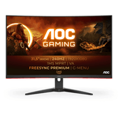 MONITOR GAMING AOC C32G2ZE/BK 31.5" FHD 1920X1080, 1MS, 240HZ,  2 X HDMI,  DP