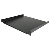 STARTECH  Estante Cantilever de 1U para Rack - de 16 Pulgadas de Profundidad - Bandeja Voladiza para Rack  Negro