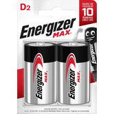BLISTER 2 PILAS MAX TIPO LR20 (D) ENERGIZER E301533400