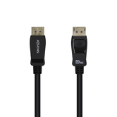 Aisens Cable Displayport Certificado V1.4 8k 60hz Macho a Macho 3m Negro