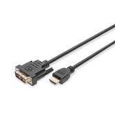 HDMI adapter cable, type A-DVI(18+1) M/M, 2.0m