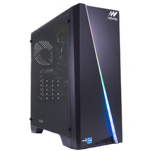 PC NETWAY Powered By Asus M-Gaming i7-12700F, 16GB RGB, 480GB SSD, GTX 1650, FREEDOS