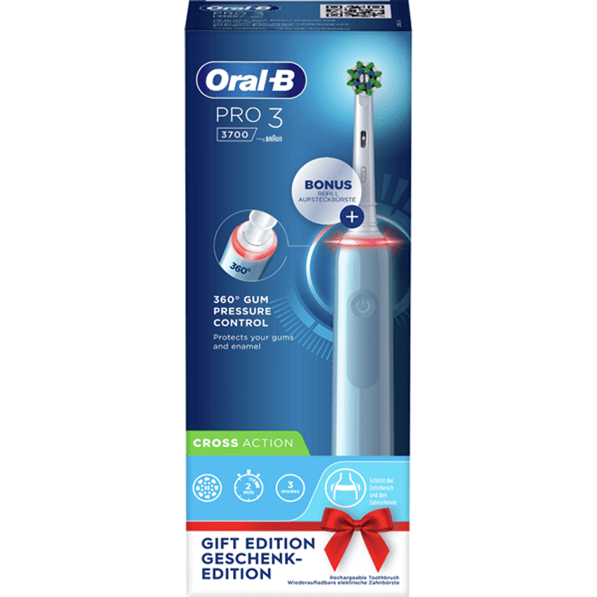 ORAL-B PRO3 3700 CEPILLO ELECTRICO AZUL