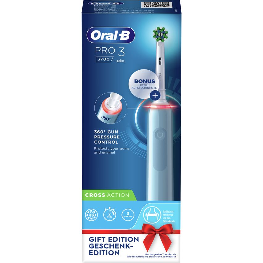 ORAL-B PRO3 3700 CEPILLO ELECTRICO AZUL