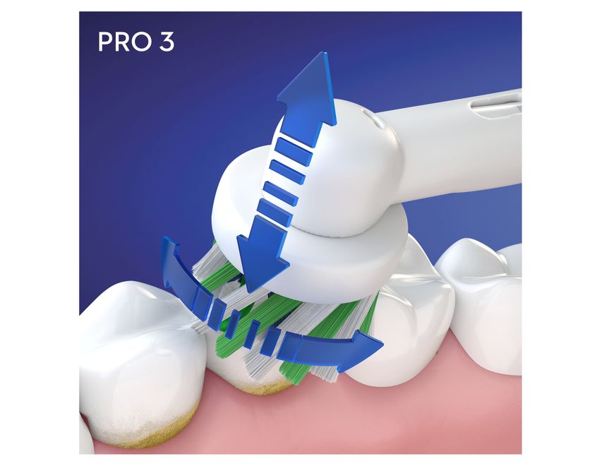 CEPILLO DENTAL ELECTRICO BRAUN ORAL B PRO 3 -3700 - Beep Informática