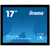 MONITOR IIYAMA OPENFRAME 17" TACTIL 5:4 CAPACITIVO IP65 (TF1734MC-B7X) 1280X1024/ 315CD/ 1000:1/ VGA/ HDMI / DP /USB/ 5MS/ VESA 100