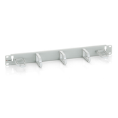 KIT 5 UDS PANEL ORGANIZADOR DE CABLES COLOR BLANCO PARA ARMARIO RACK