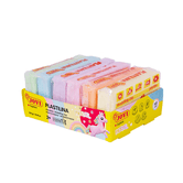 BANDEJA 6 PASTILLAS PLASTILINA 50G COLORES PASTEL JOVI 70/6P