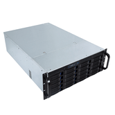 Caja UNYKA  4U HSW4520 Negro, Plata