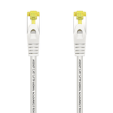 AISENS Cable De Red Latiguillo RJ45 LSZH Cat.7 600 MHz S/FTP PIMF AWG26, Blanco, 2.0 m