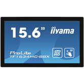MONITOR IIYAMA PRO 15,6" TACTIL CAPACITIVO 10 PUNTOS / IP65 / (T1634MC-B8X) 1920X1080/ 405CD/ 700:1/ VGA/ HDMI / DP /USB/ 25MS/ VESA 100X100 /NEG