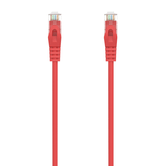 AISENS Cable de Red Latiguillo RJ45 LSZH Cat 6A 500 Mhz UTP Awg24  Rojo  25CM