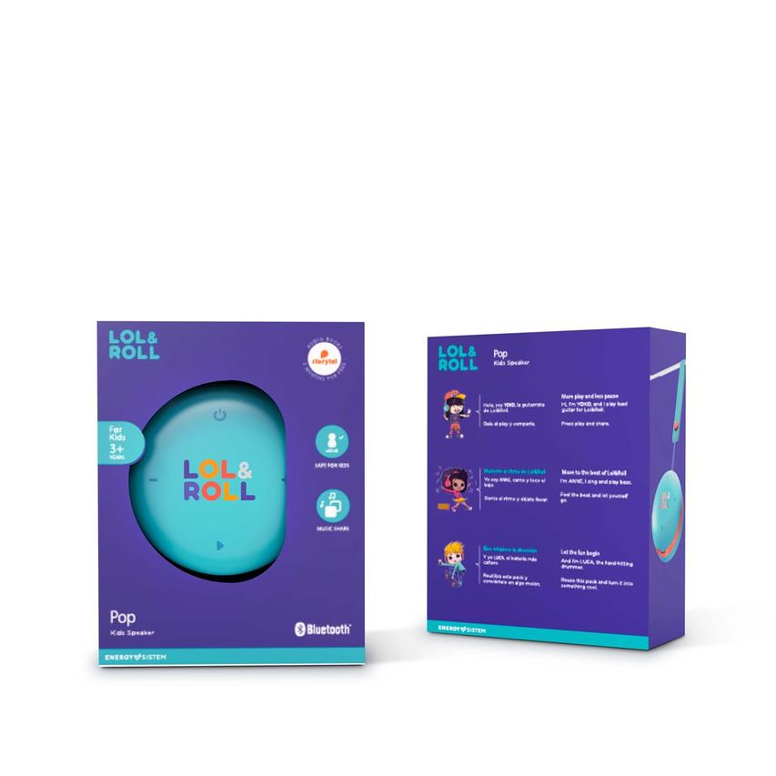 LOL ROLL POP KIDS SPEAKER BLUE
